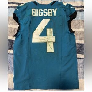 Tank Bigsby Game Used Worn Jersey Jaguars Eagles Vs Packers COA RARE